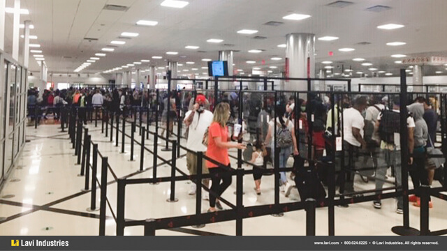 Airport,Government,Barriers,Queuing,Security,SocialDistancing,MagneticBase,Stanchions,QueueGuard