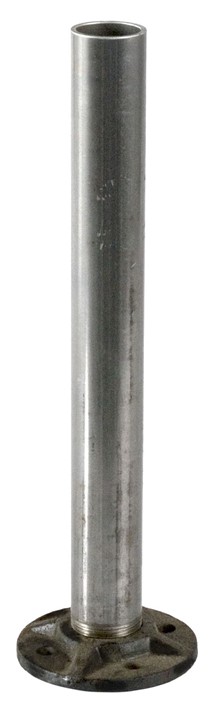 Brida de Acero con Inserto de Poste para Tubo de 3,81 cm
