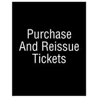 Purchase And Reissue Tickets Sign Graphic