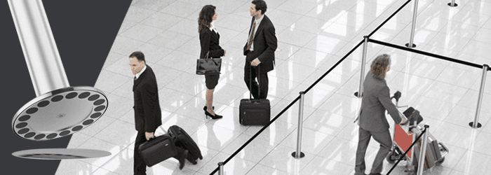 How Top Airports Are Using Magnetic-Mounted Stanchions for Queue Management and Passenger Flow [Case Study]