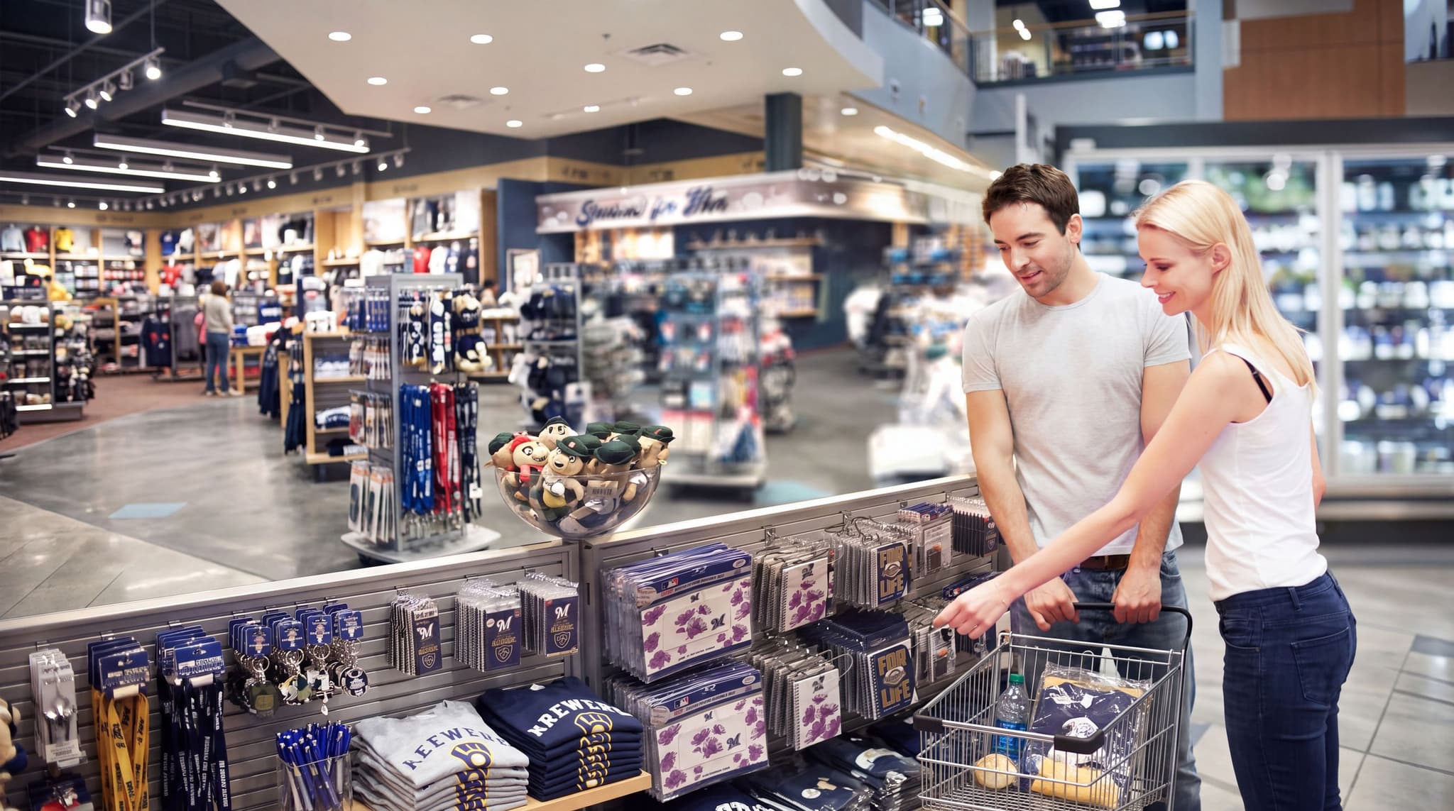 NeXtrac Checkout Queue Stadium Store
