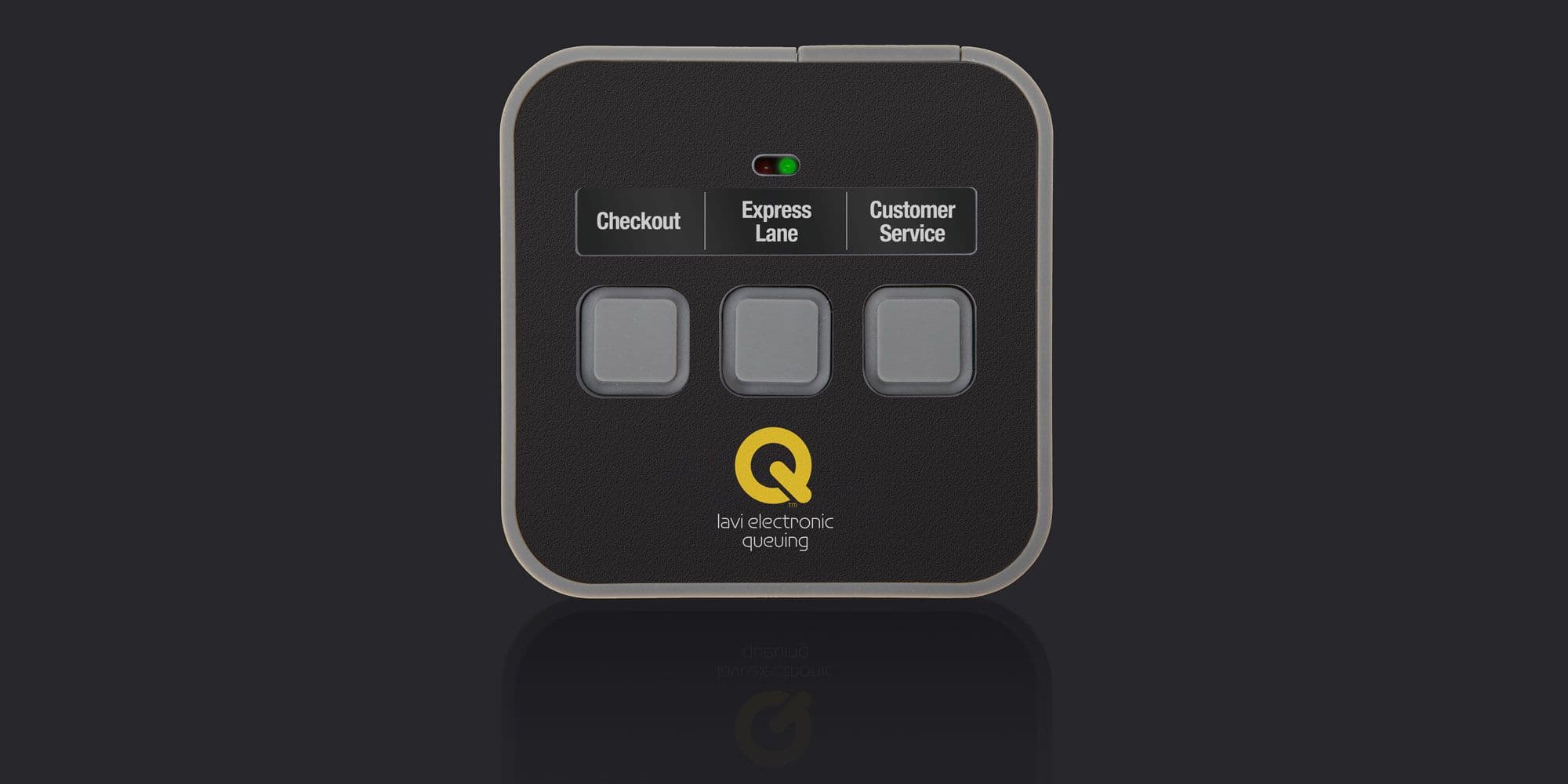 Lavi electronic queuing system 3-button remote control