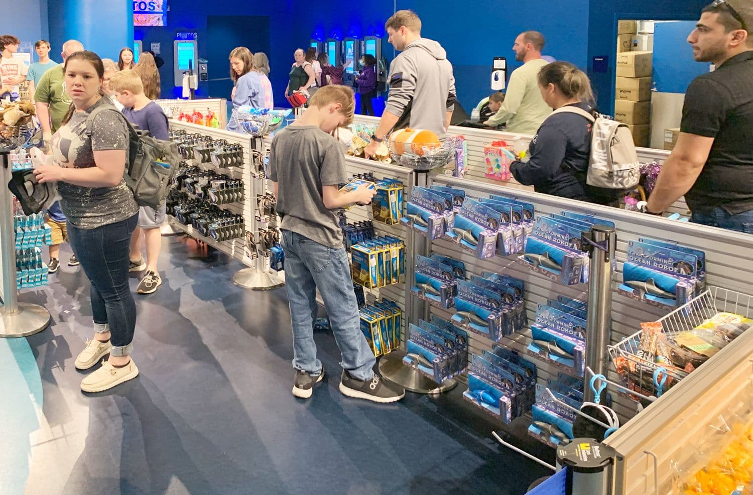 Georgia Aquarium Checkout Queue