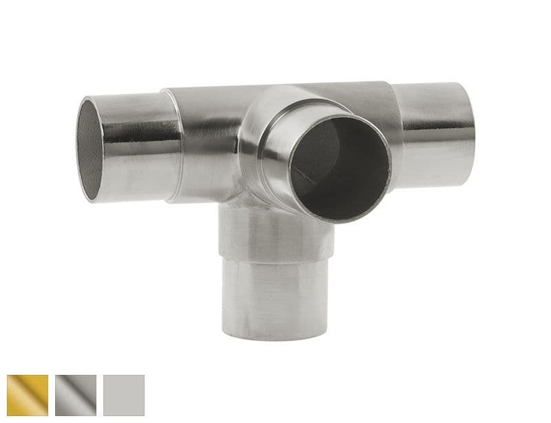 90° Flush "X" Elbow for 1.5-Inch OD Tubing
