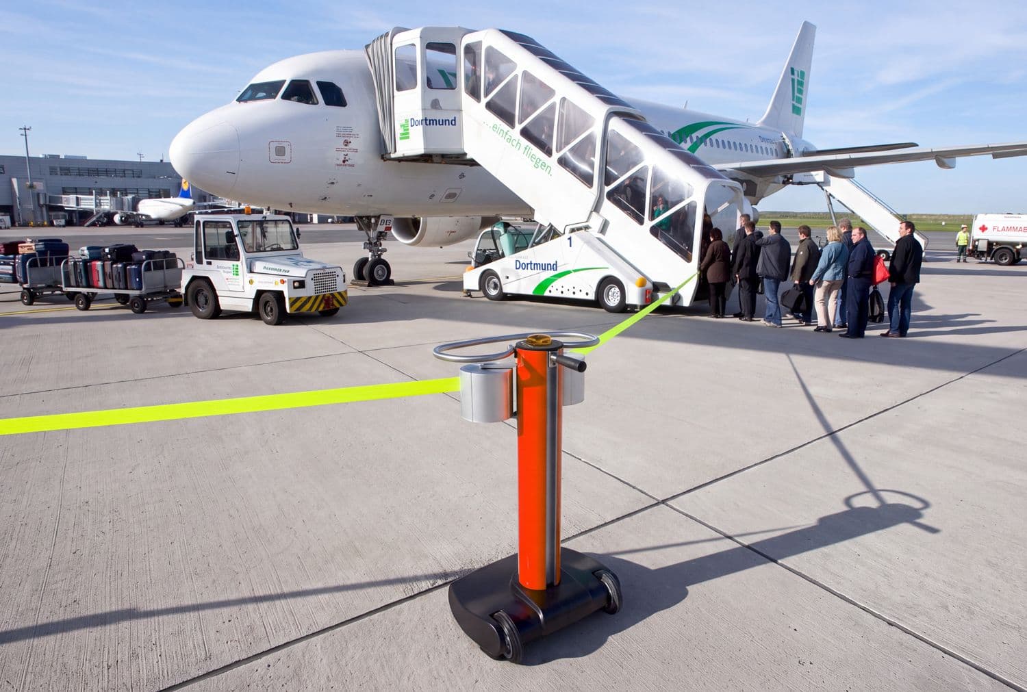 JetTrac on the apron keeping passengers safe