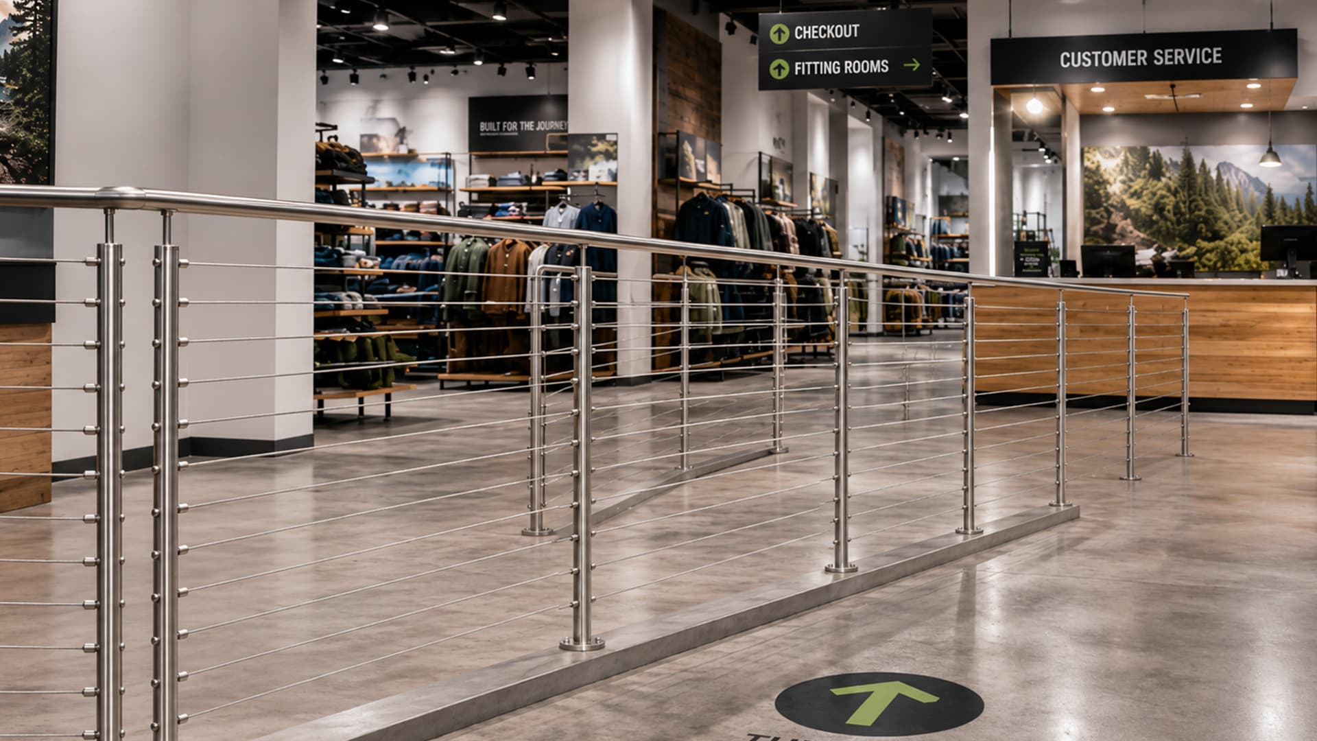 retail cable railings