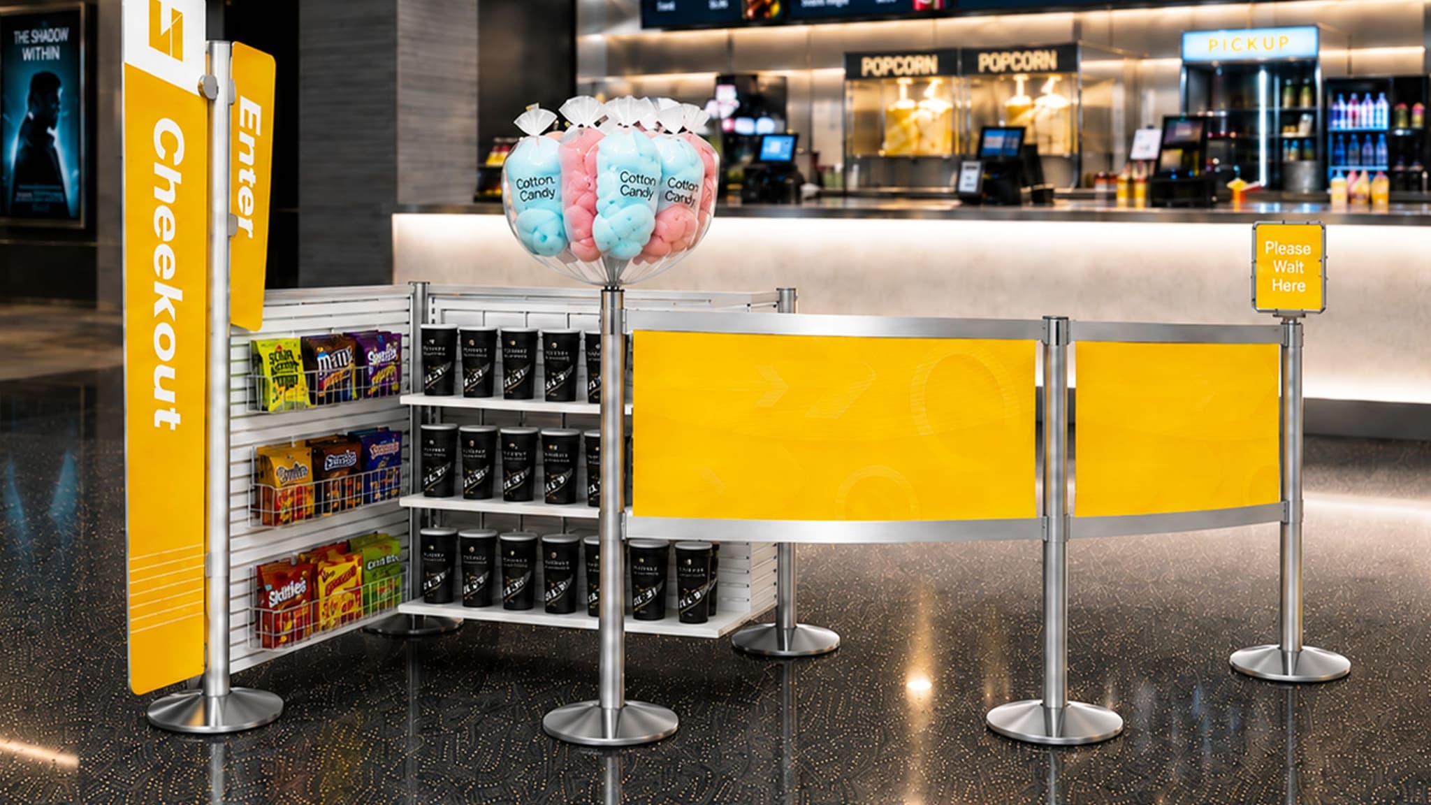 NeXtrac Entertainment Movie Theater Checkout