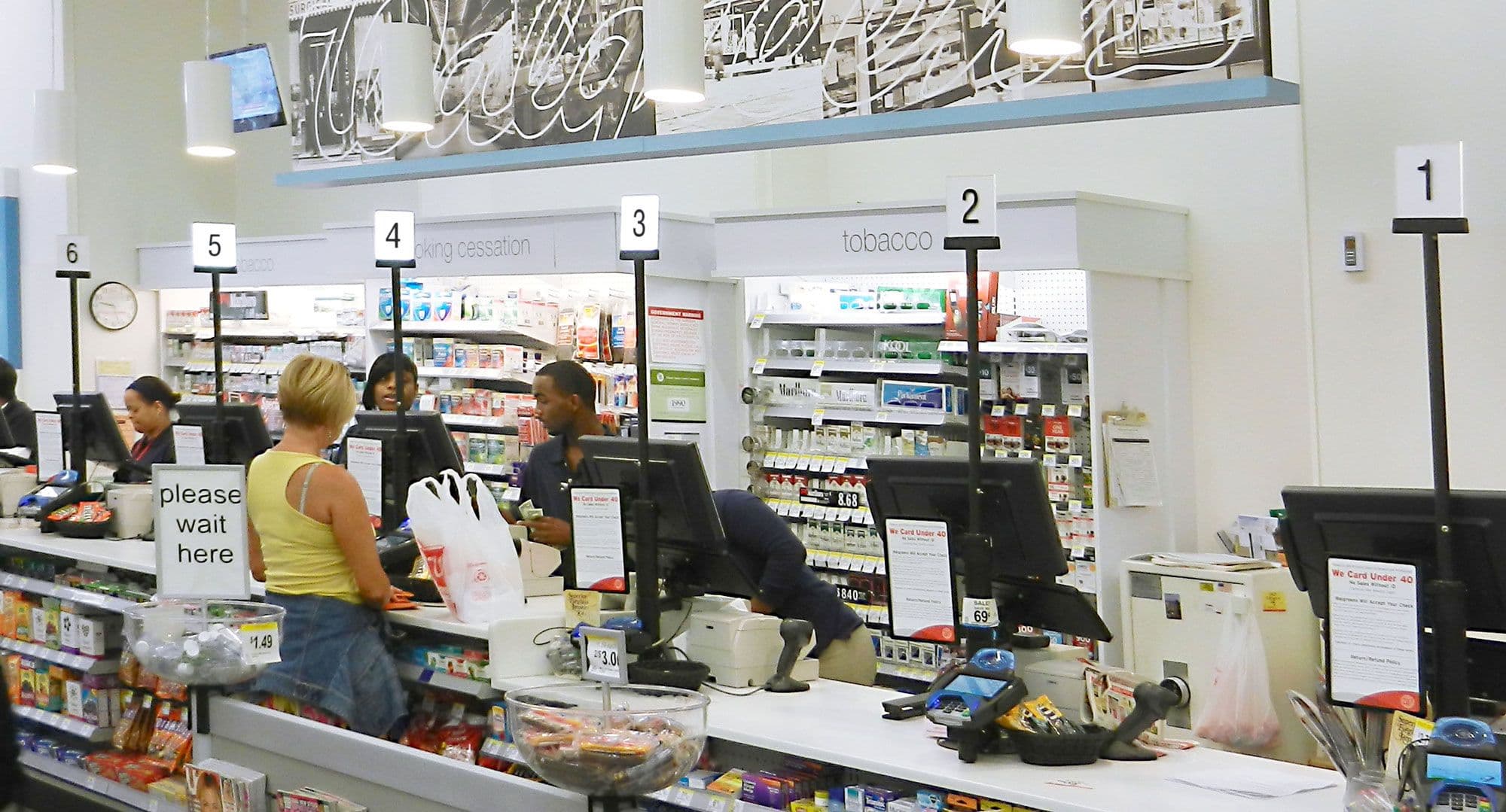 Walgreens electronic queuing system