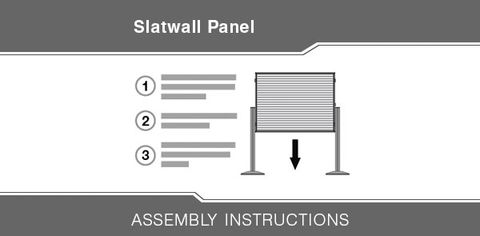 Attaching Slatwall to Posts Assembly Instructions