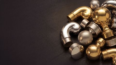 Railing end caps and finials