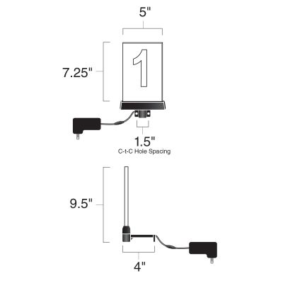 station light wall mount