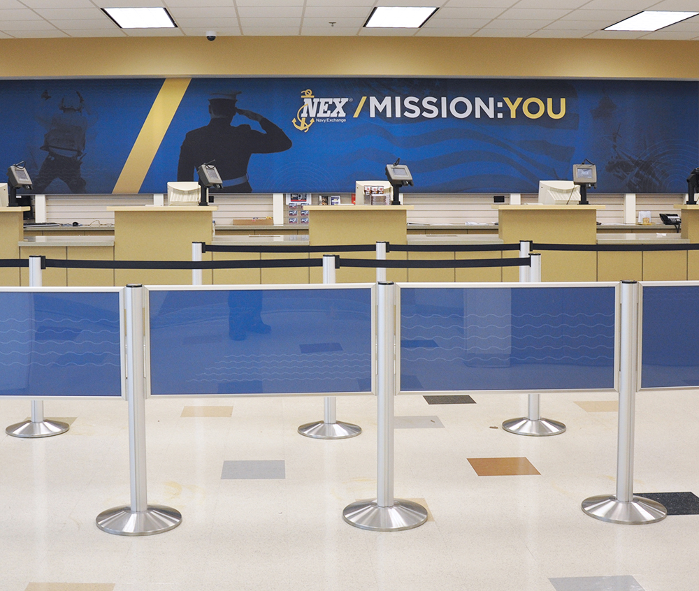 Navy exchange queue