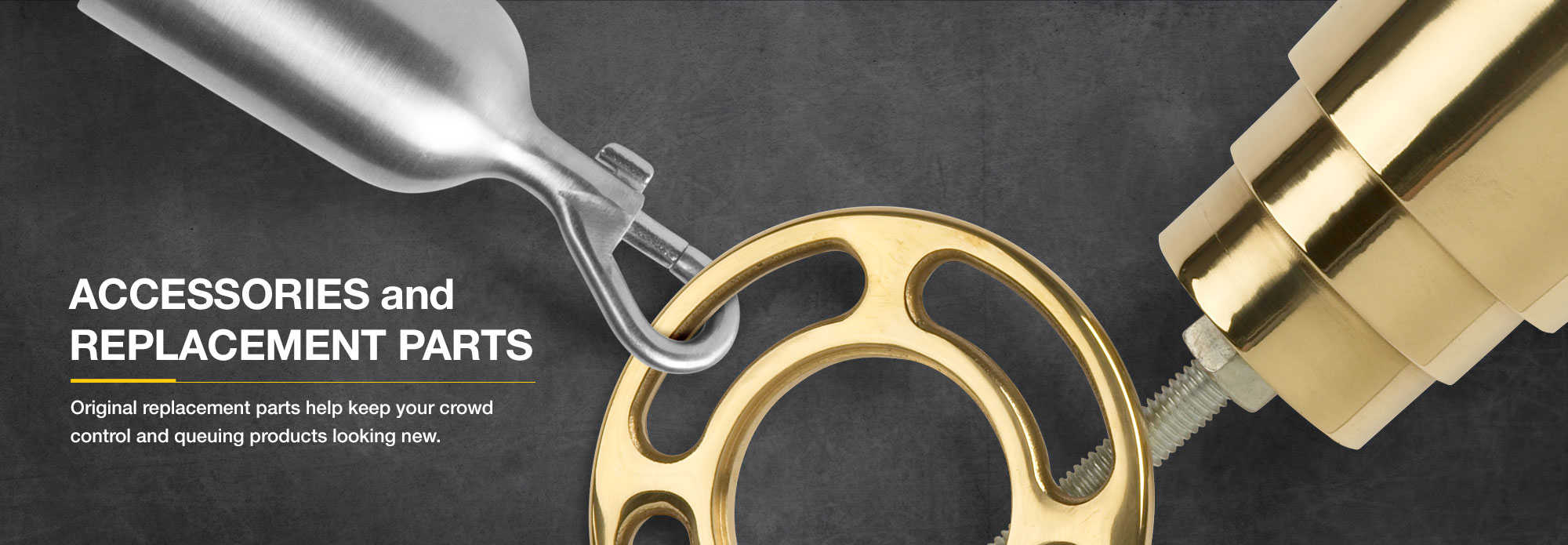 Crowd Control Accessories and Stanchion Replacement Parts
