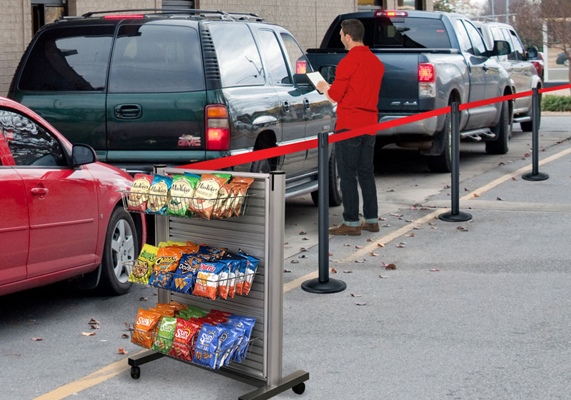 Tempest Outdoor Retractable Safety Barrier