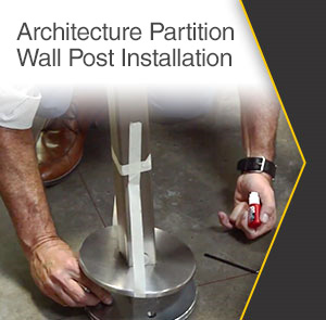 Partition Wall Post Installation Video - Installation