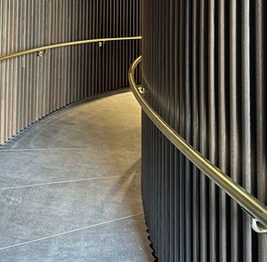 Brass Railings Add Warmth and Luxury to Commercial Designs