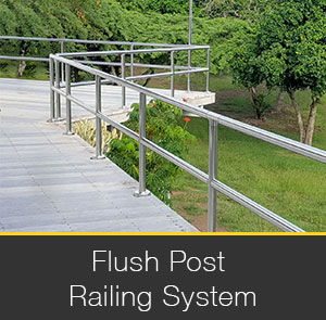 Railing Flush Post