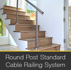 Round Standard Cable Railing