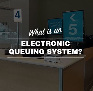 What is an electronic queuing system?