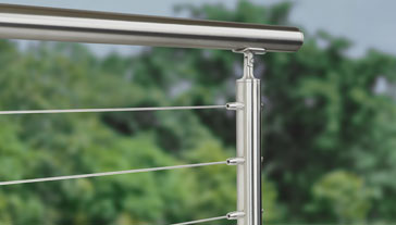 C.A.T. Round Cable Railing Posts