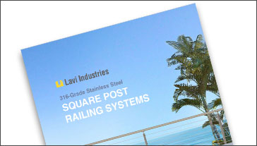 316-Grade Stainless Steel Square-Post Railing Systems Catalog