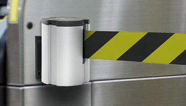 Wall-Mounted Retractable Belt Barriers