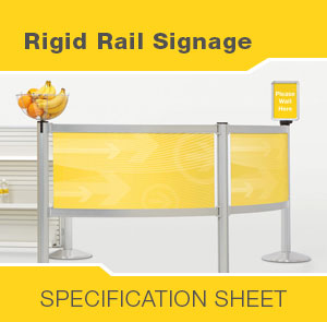 Rigid Rail SIgnage Specification Sheet