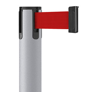 Non-marking stanchion feet provide airflow and protect floors