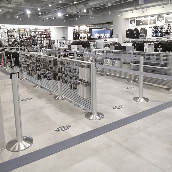 Retail Queue at Stadium Store