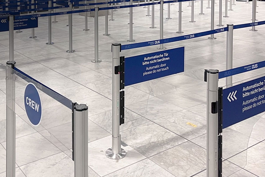 Multi-Lane Queue at an Airport