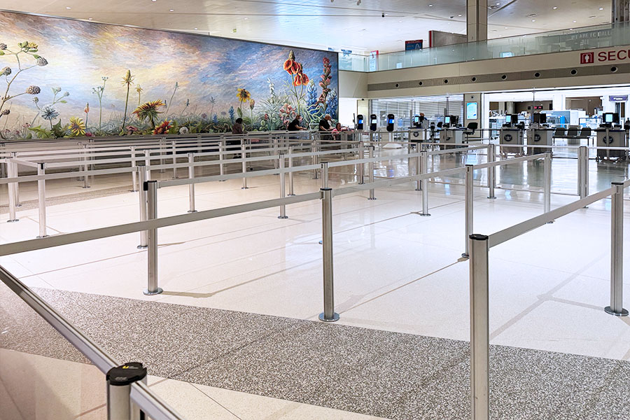 Love Field Magnetic Stanchions