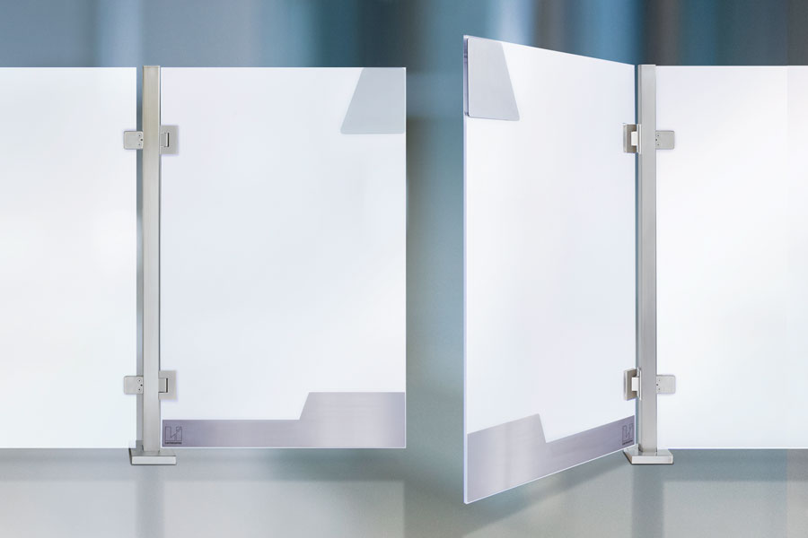 Partition wall barrier panels