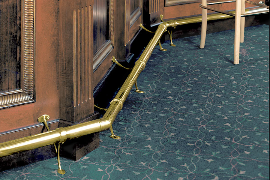 Brass Footrail