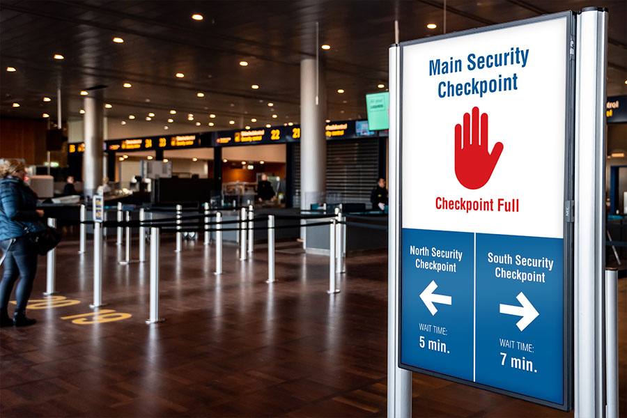 Smart Guidance automation of passenger flow