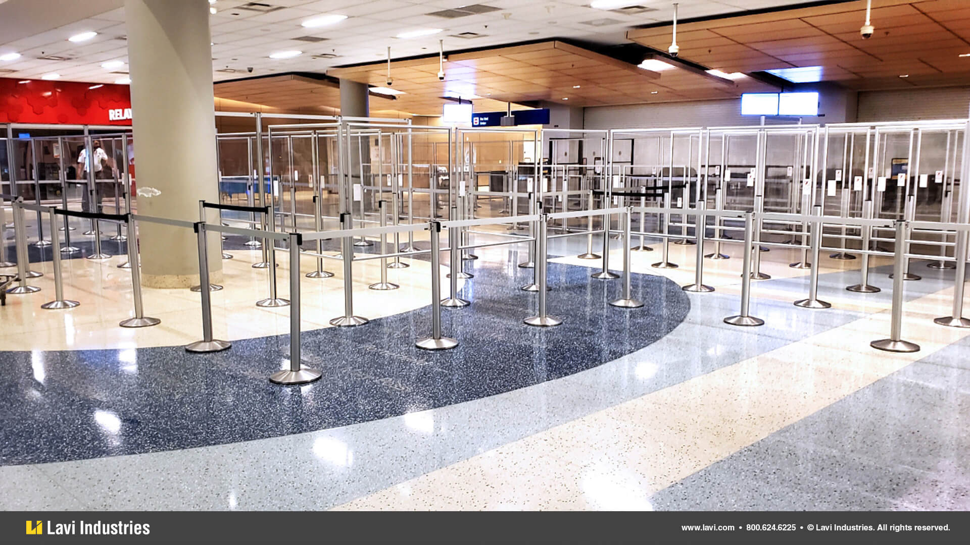 Airport,Government,Barriers,Queuing,SocialDistancing,RigidRail,Stanchions,QueueGuard