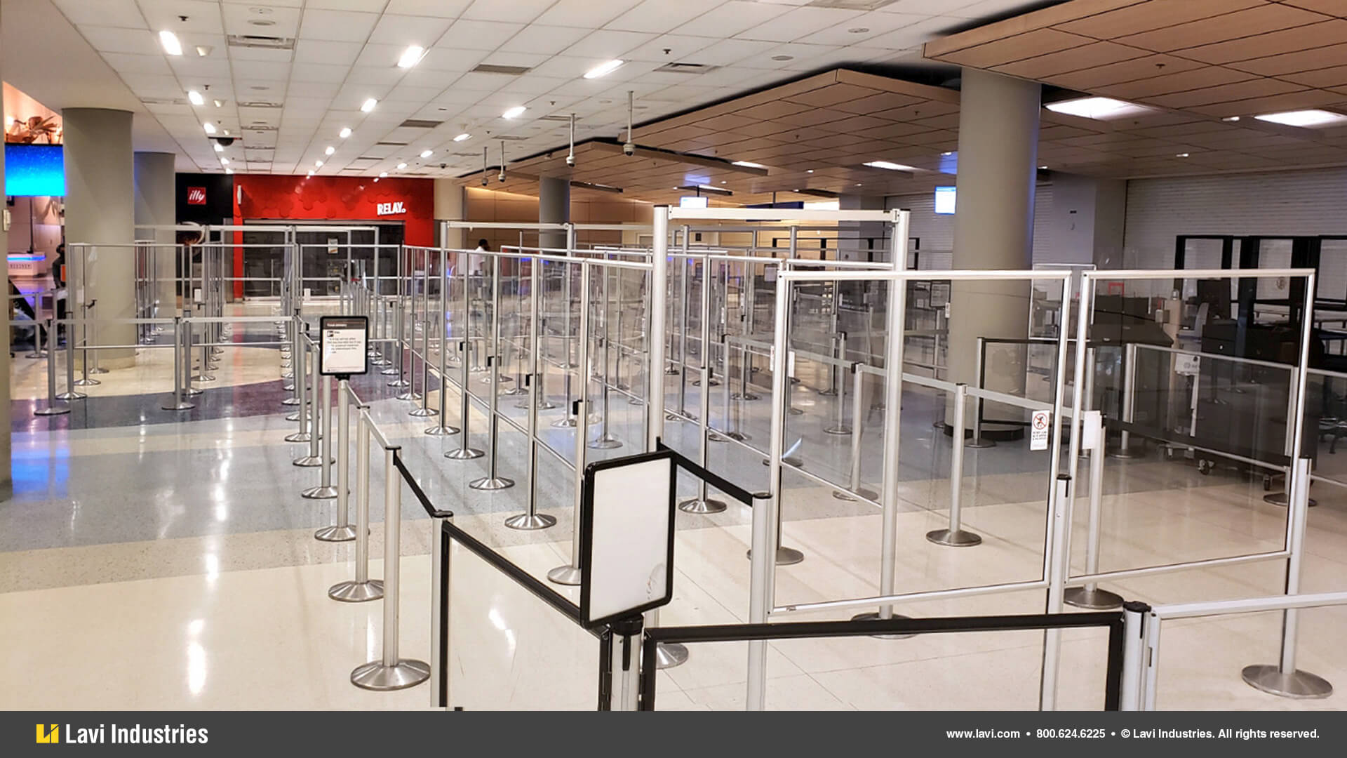 Airport,Government,Barriers,Queuing,SocialDistancing,HingedFramePanels,RigidRail,Stanchions,QueueGuard