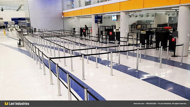 Airport,Queuing,Security,BreakawayBeltStanchions,Stanchions,MagneticBase