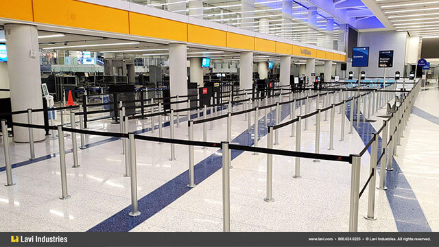 Airport,Queuing,Security,BreakawayBeltStanchions,Stanchions,MagneticBase