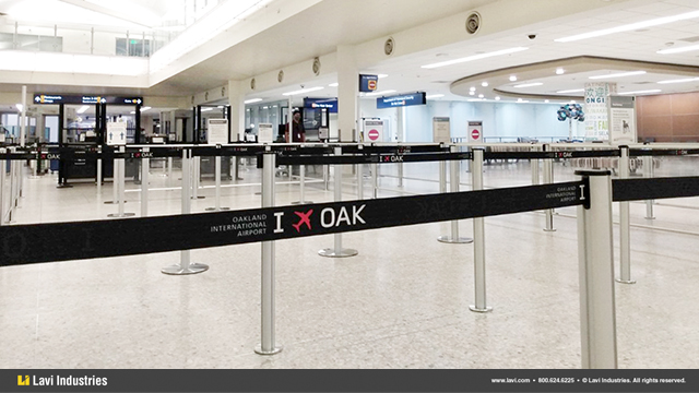 Airport,Government,Barriers,Queuing,Security,Signage,BreakawayBeltStanchions,Directrac,HingedFramePanels,MagneticBase,Stanchions,SwingGate