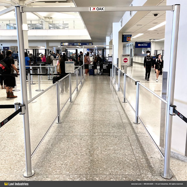 Airport,Government,Barriers,Queuing,Security,Signage,BreakawayBeltStanchions,MagneticBase,Stanchions,SwingGate