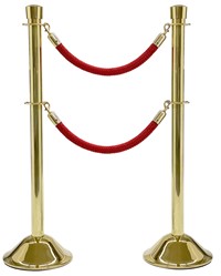 ADA-Compliant Double Rope Stanchions