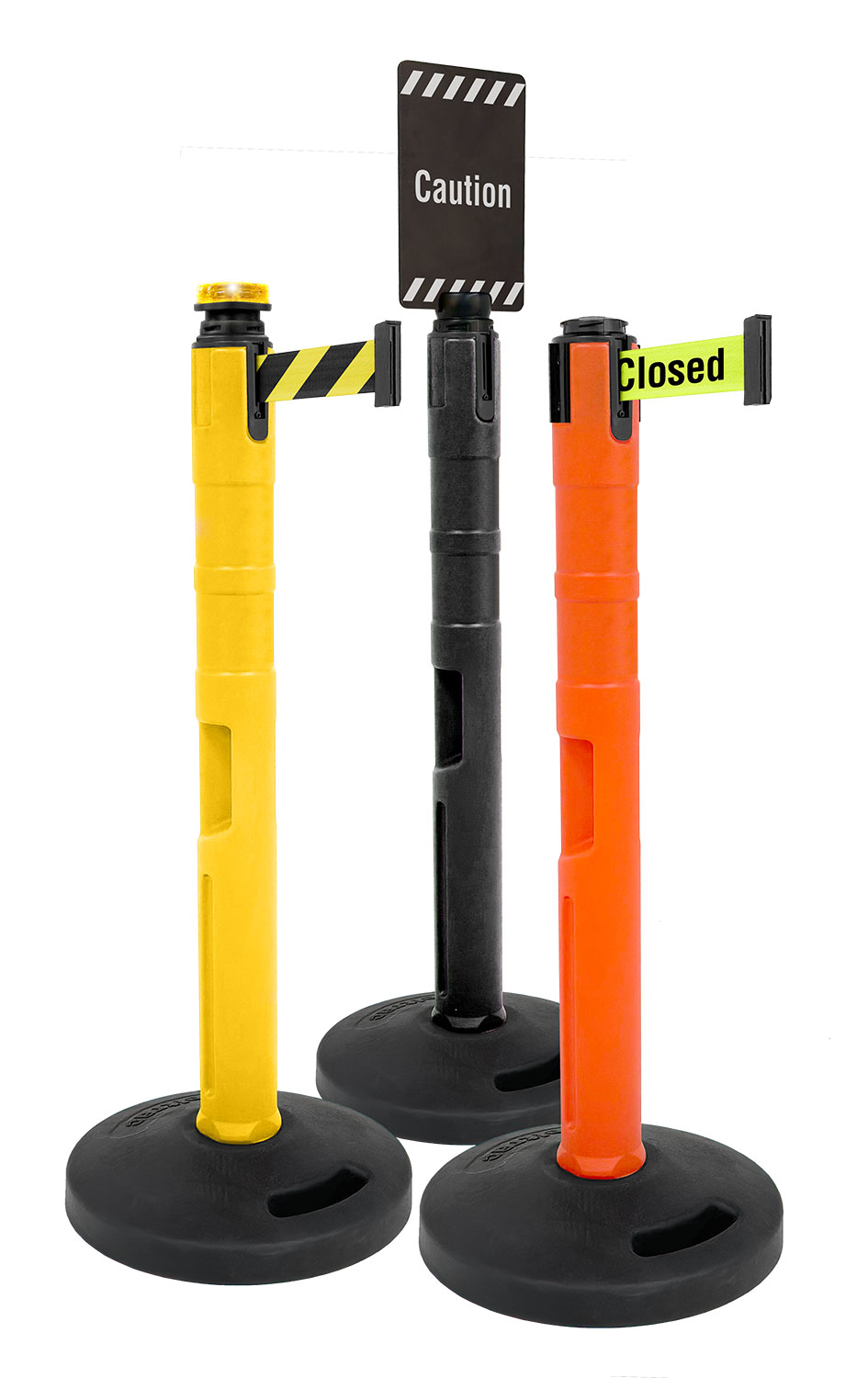 Group of 3 Tempest Outdoor Stanchions