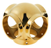 Ball Side Outlet Cross for 2-Inch OD Tubing