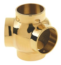Ball 135° Side Outlet Tee for 1.5-Inch OD Tubing