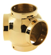 Ball 135° Side Outlet Tee for 2-Inch OD Tubing
