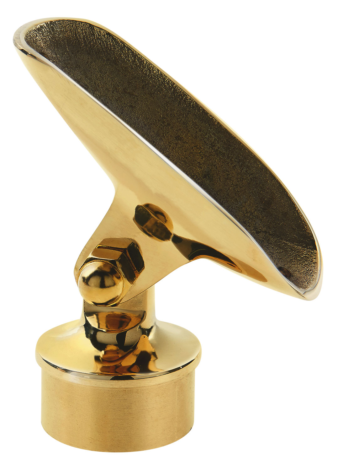 Adjustable Handrail Saddle for 1.5-inch OD Brass Tubing