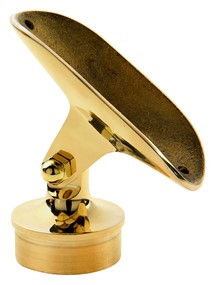 Adjustable Handrail Saddle for 2-inch OD Brass Tubing