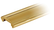 Solid Brass Cap Rail Extrusion
