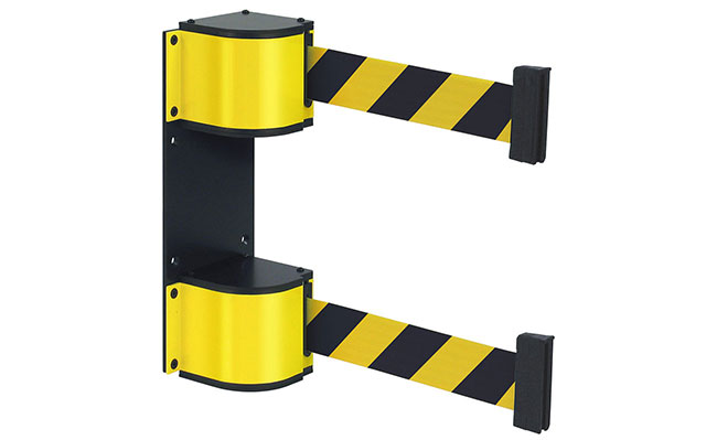 Double Belt Retractable Safety Barrier