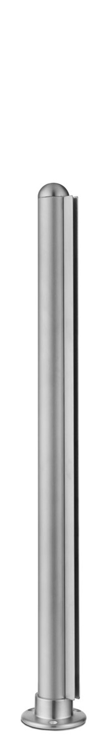 24-inch-tall Glass Divider Post
